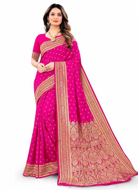 Pink Colour Varni Taaj New Latest Designer Exclusive Festive Wear Silk Saree Collection 2903